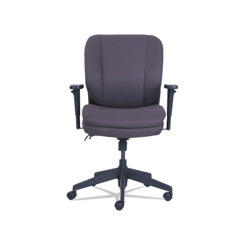 Cosset Ergonomic Task Chair, Supports Up to 275 lb, 19.5" to 22.5" Seat Height, Gray Seat/Back, Black Base. Picture 1