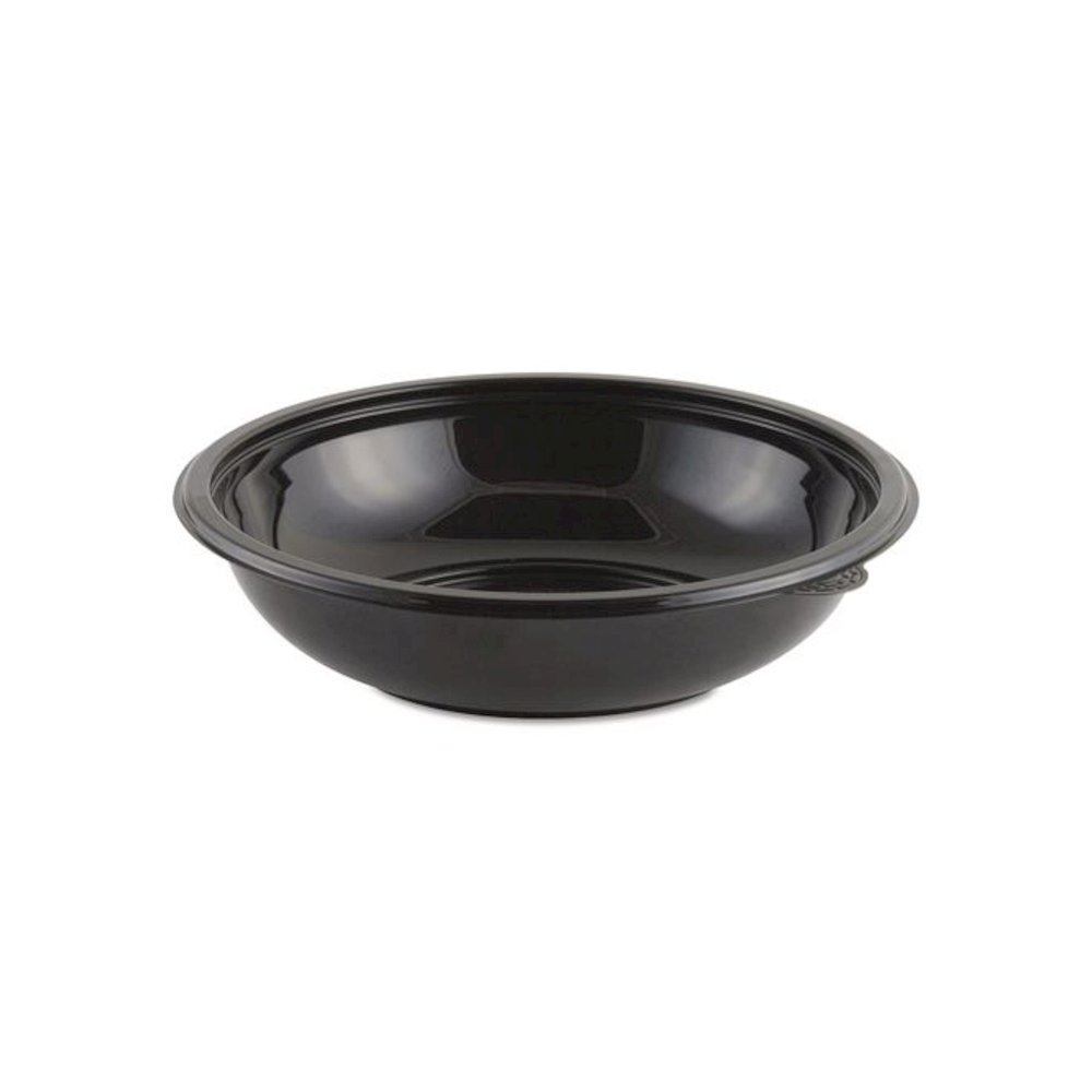 Crystal Classics Bowl, 32 oz, 8.5" Diameter x 2.14" h, Black, Plastic, 300/Carton. Picture 1