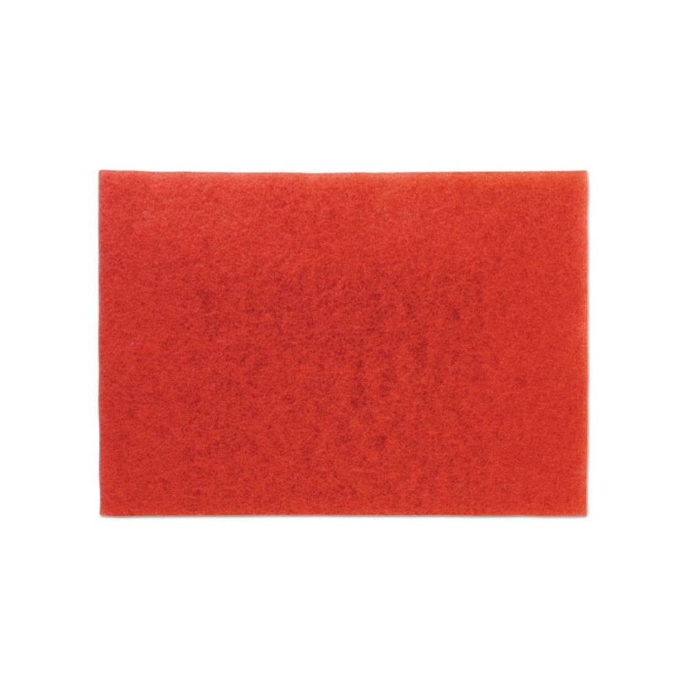 Low-Speed Buffer Floor Pads 5100, 28 x 14, Red, 10/Carton. Picture 1