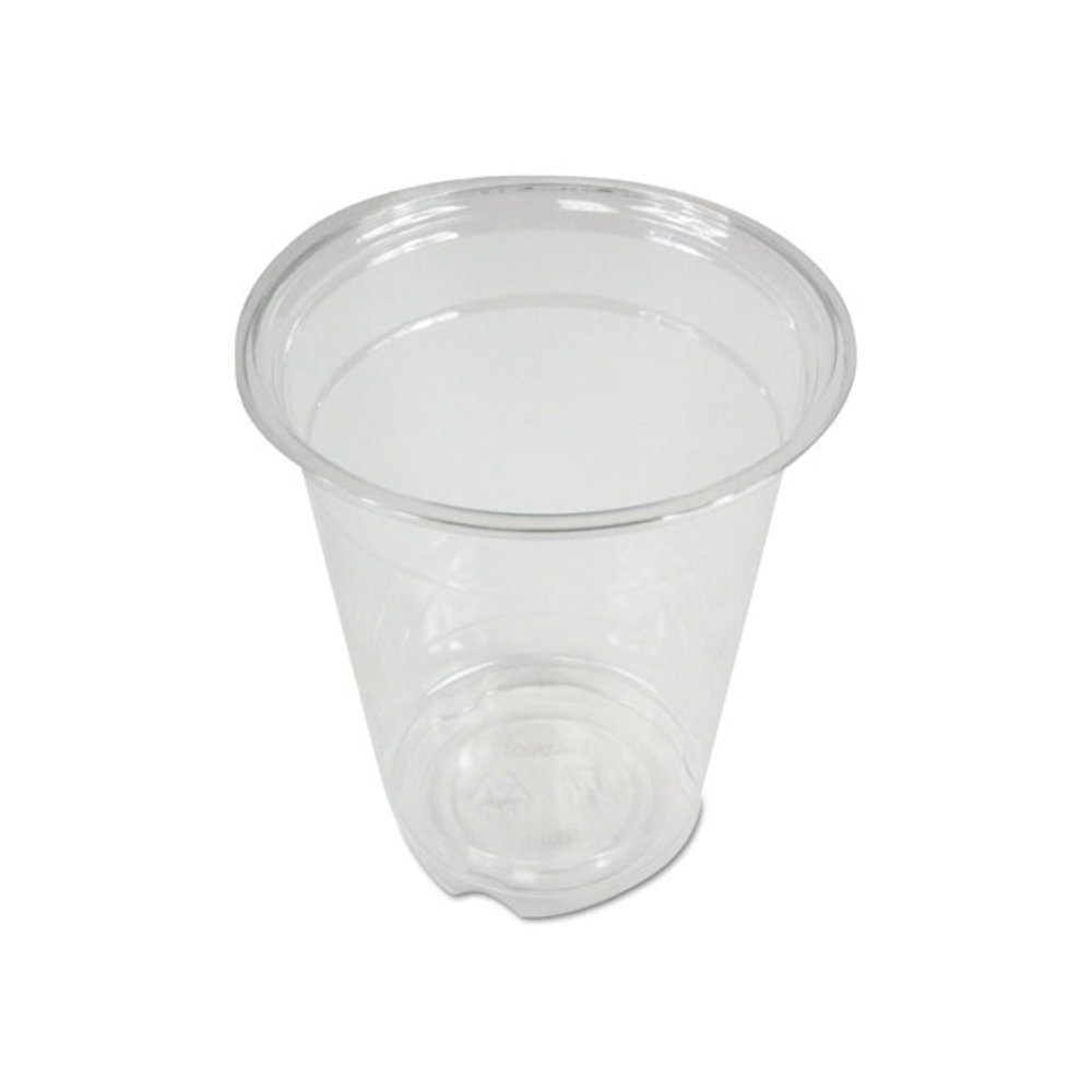 Clear Plastic PET Cups, 12 oz, 50/Sleeve, 20 Sleeves/Carton. Picture 5