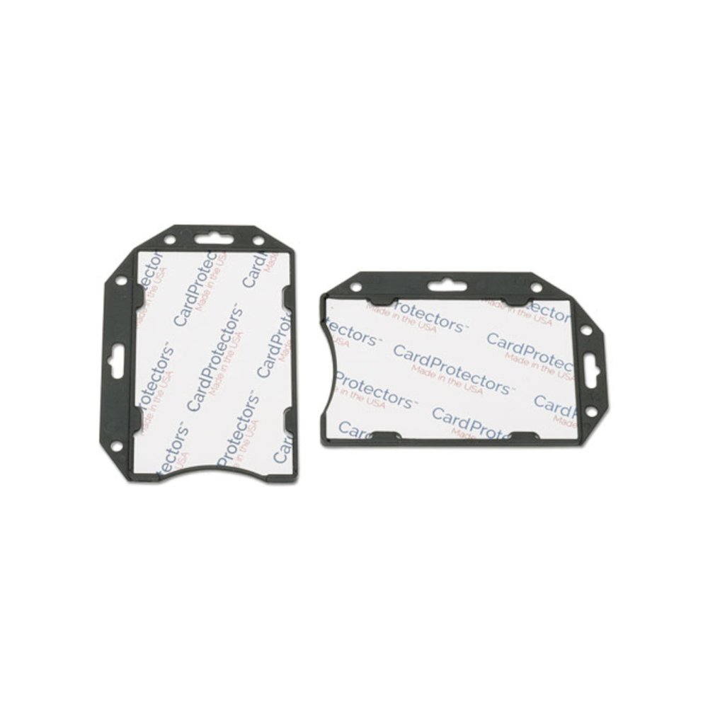 8455016660470, SKILCRAFT Smart Card Holder, Black, 2 1/2" x 3 4/5", 1 Dozen. Picture 1
