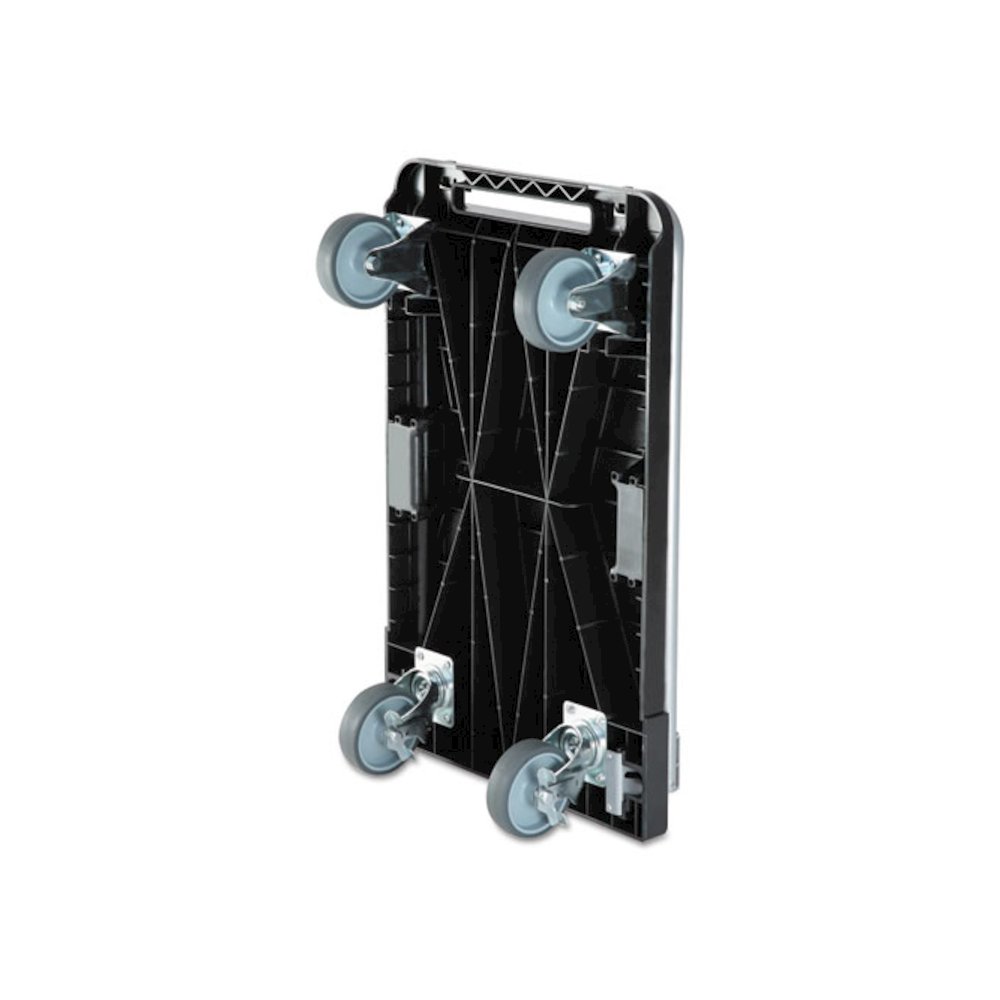 Heavy-Duty Platform Cart, 300 lb Capacity, 21 x 32.5 x 37.5, Black. Picture 7