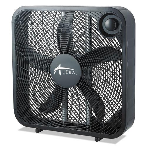 3-Speed Box Fan, Black. Picture 2