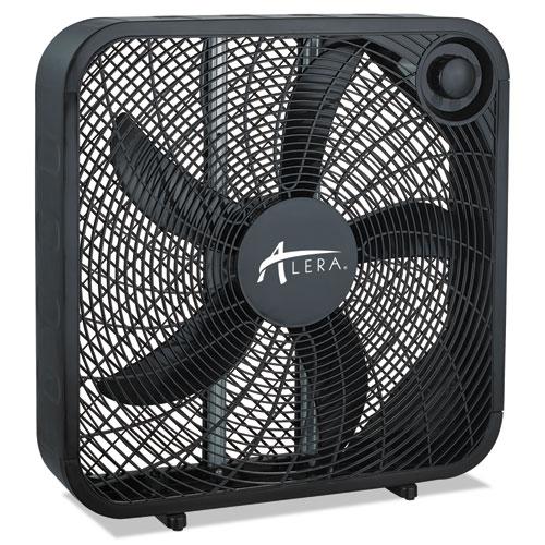3-Speed Box Fan, Black. Picture 1