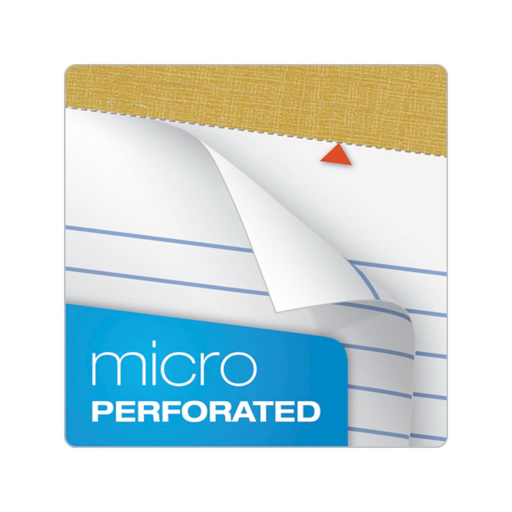 "The Legal Pad" Plus Ruled Perforated Pads with 40 pt. Back, Narrow Rule, 50 White 5 x 8 Sheets, Dozen. Picture 5