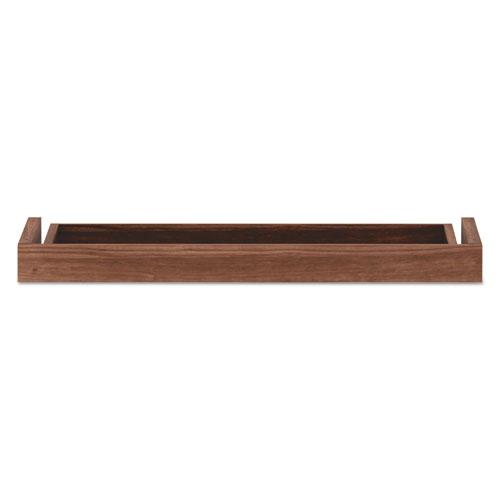 Alera Valencia II Series Center Drawer, Laminate, 24.5w x 15d x 2h, Modern Walnut. Picture 2