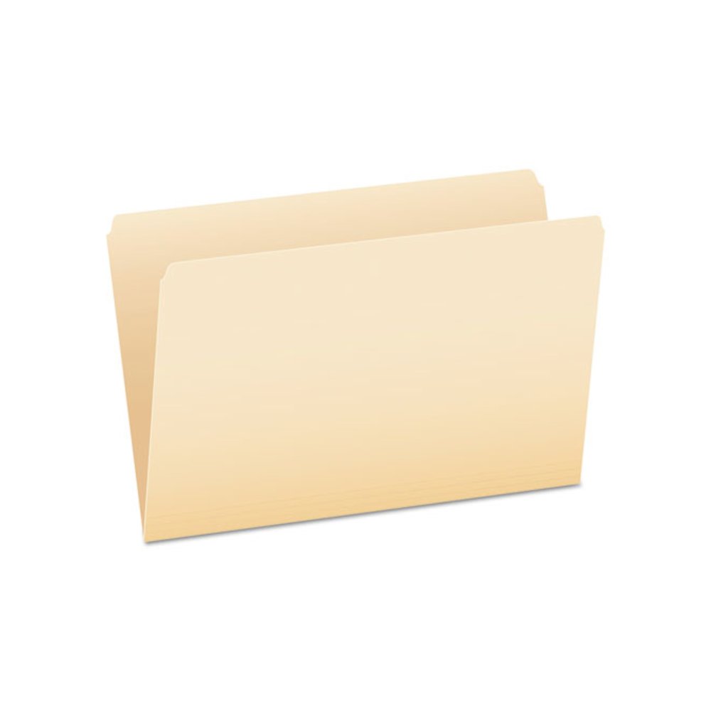 Manila File Folders, Straight Tab, Legal Size, 0.75" Expansion, Manila, 100/Box. Picture 1
