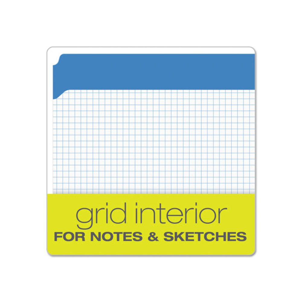 Double-Ply Reinforced Top Tab Colored File Folders, Straight Tabs, Letter Size, 0.75" Expansion, Blue, 100/Box. Picture 2