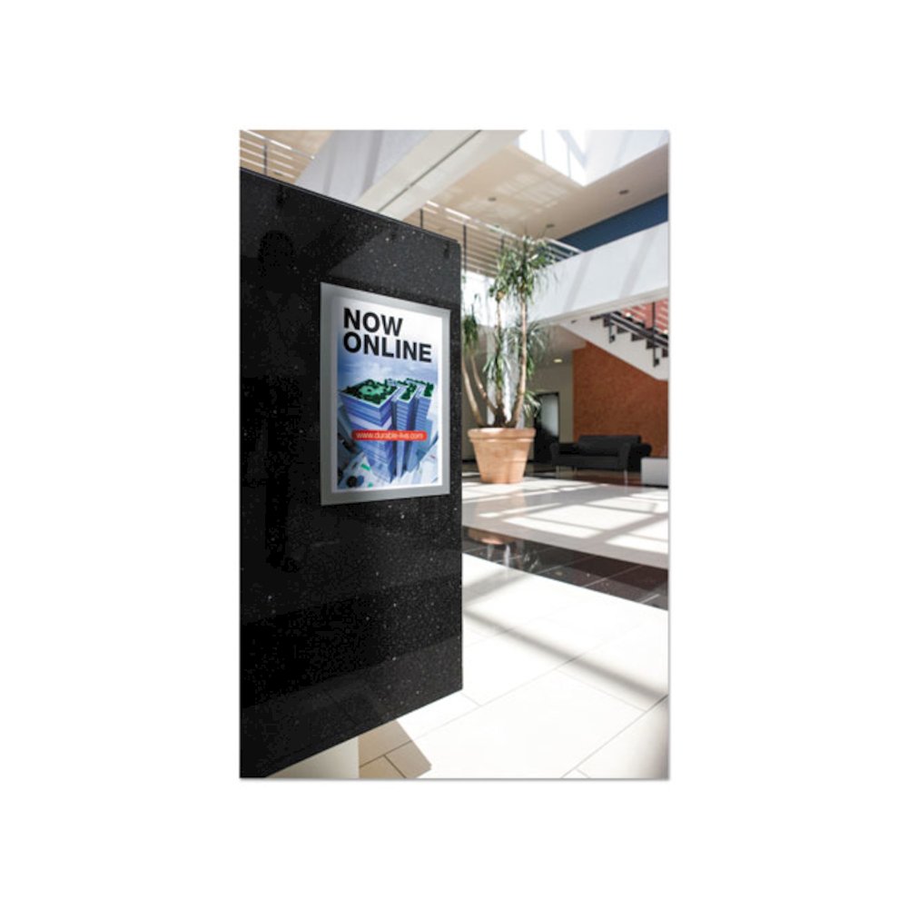 DURAFRAME Sign Holder, 11 x 17, Silver, 2/Pack. Picture 6