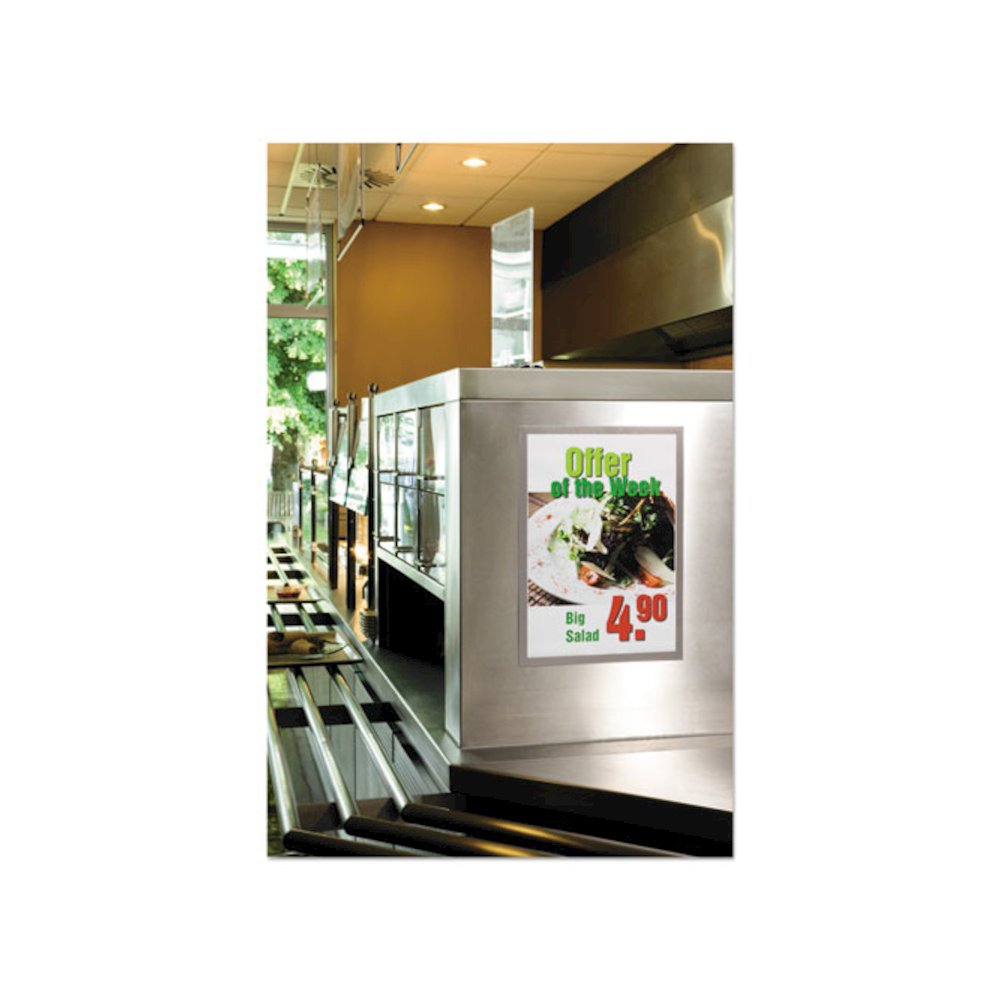 DURAFRAME Sign Holder, 11 x 17, Silver, 2/Pack. Picture 8