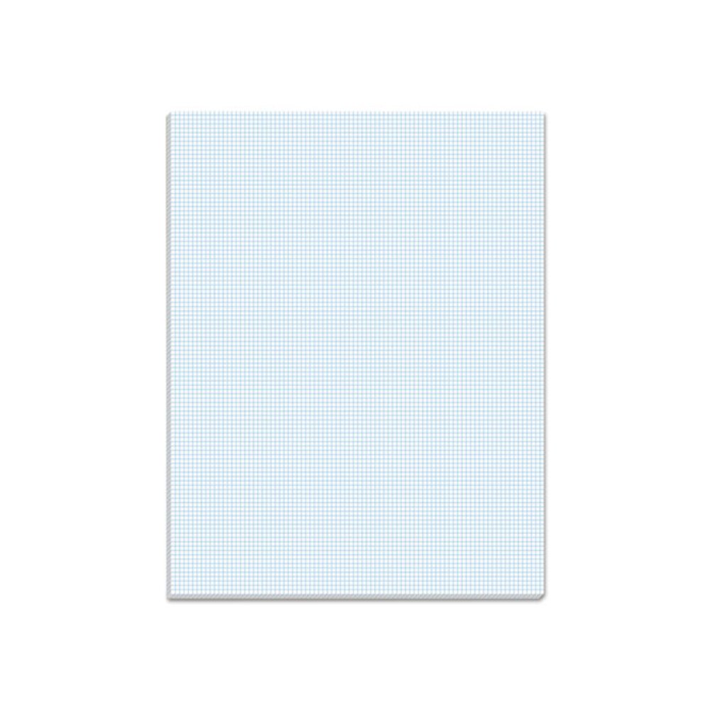 Quadrille Pads, Quadrille Rule, (50) White 8.5 x 11 Sheets. Picture 1