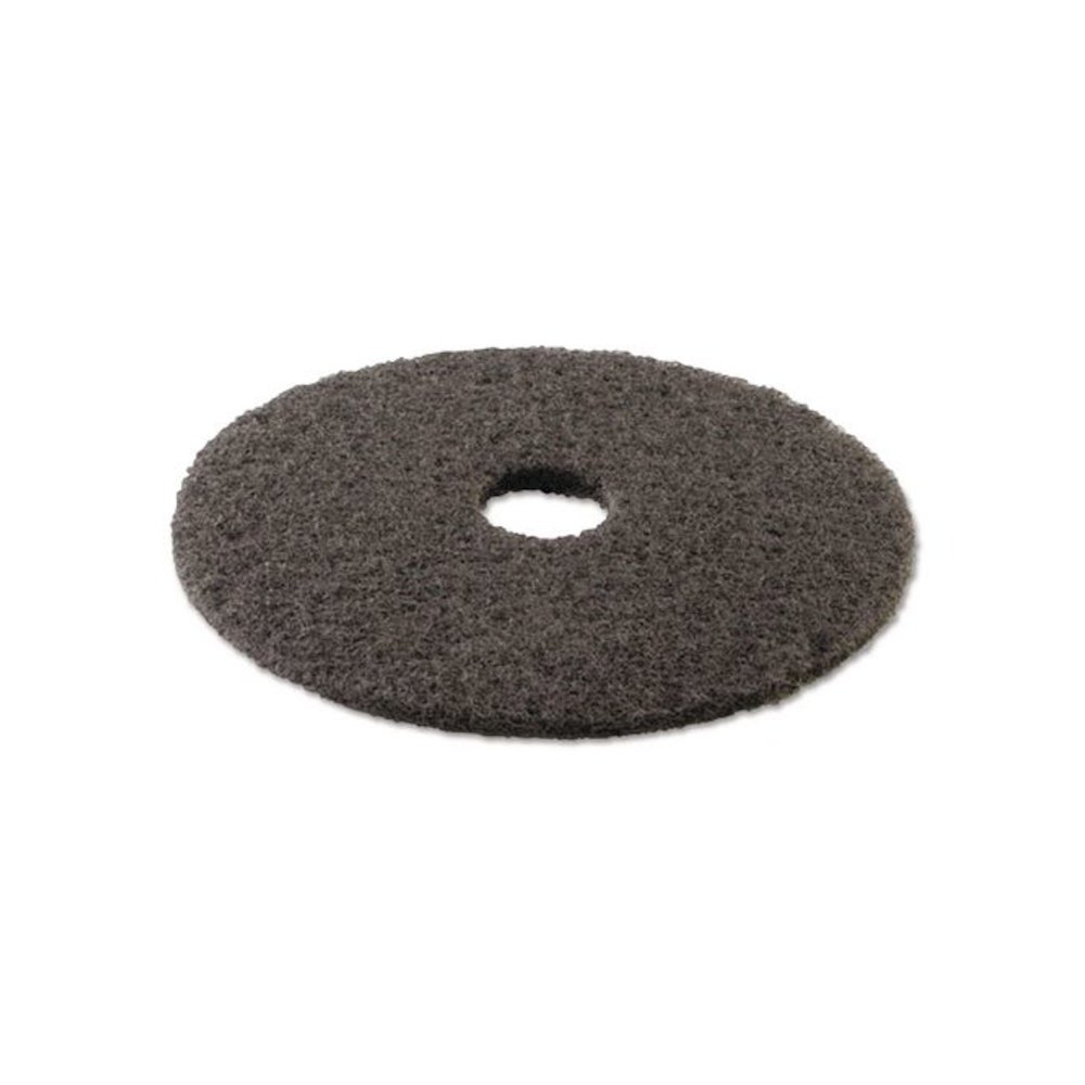 High Performance Stripping Floor Pads, 19" Diameter, Black, 5/Carton. Picture 2