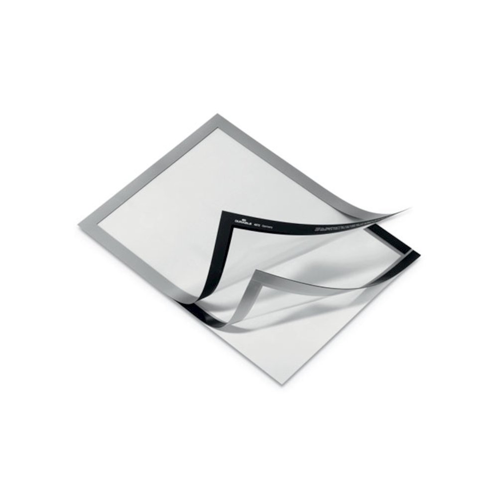 DURAFRAME Sign Holder, 8.5 x 11, Silver Frame, 2/Pack. Picture 7