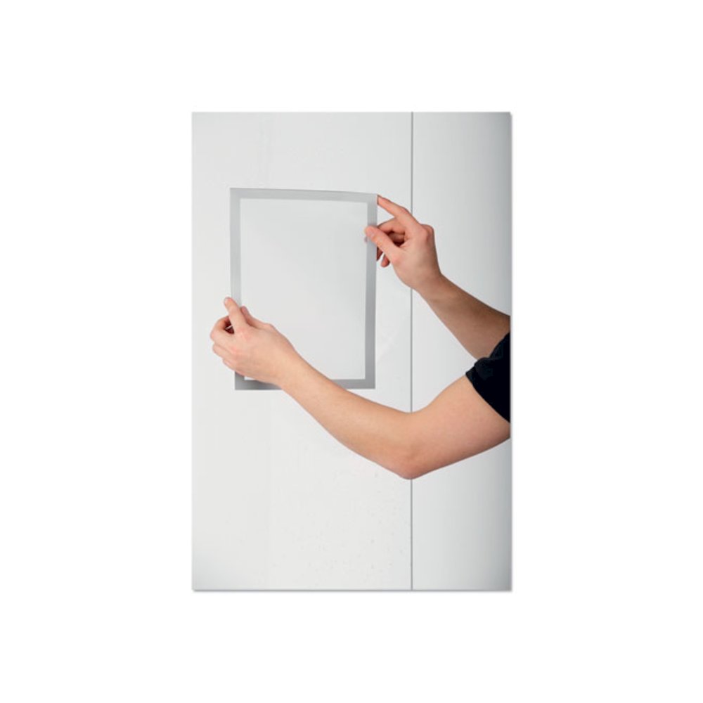 DURAFRAME Sign Holder, 8.5 x 11, Silver Frame, 2/Pack. Picture 10