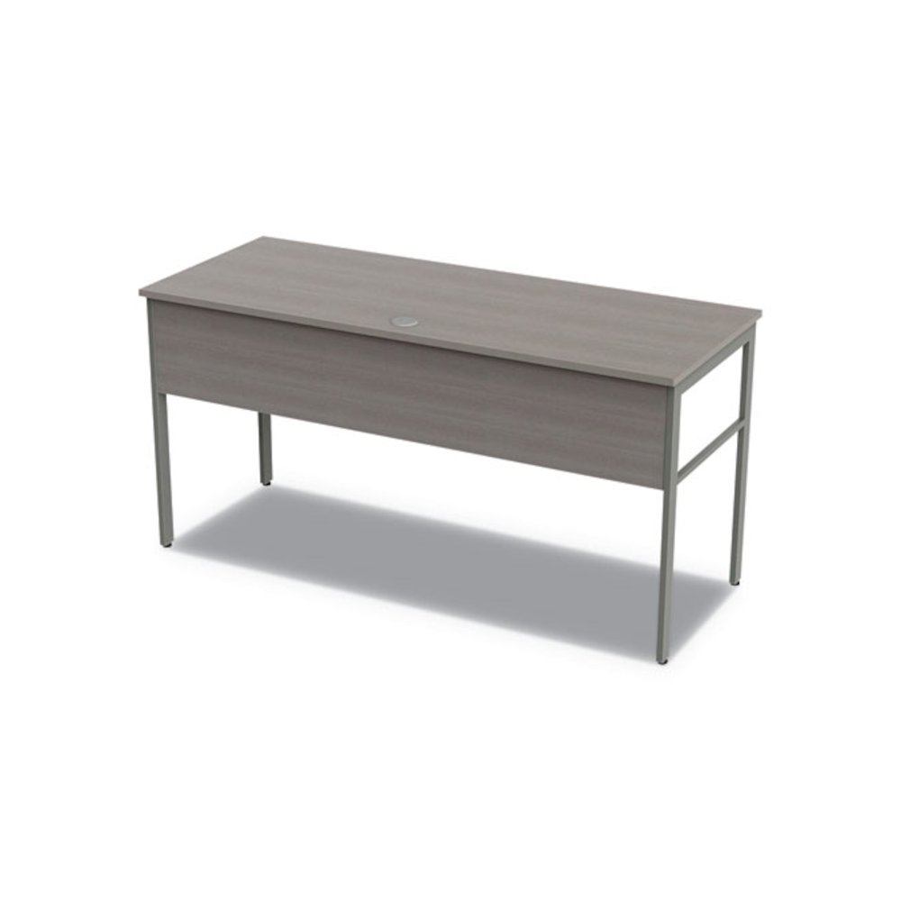 Urban Series Desk Workstation, 59" x 23.75" x 29.5", Ash. Picture 1