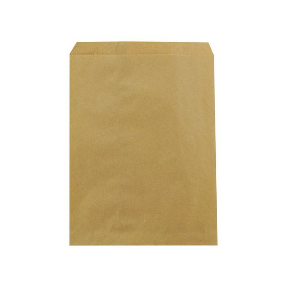 Kraft Paper Bags, 8.5" x 11", Kraft, 2,000/Carton. Picture 1