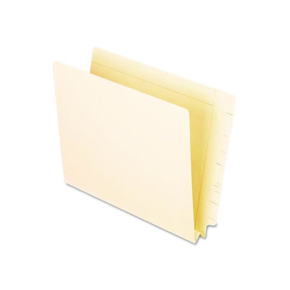 Manila End Tab Expansion Folders, Straight Tabs, Letter Size, 1.5" Expansion, Manila, 50/Box. Picture 1