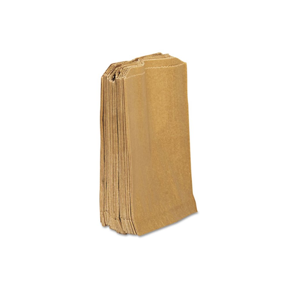 Napkin Receptacle Liners, 7.5" x 3" x 10.5", Brown, 500/Carton. Picture 4
