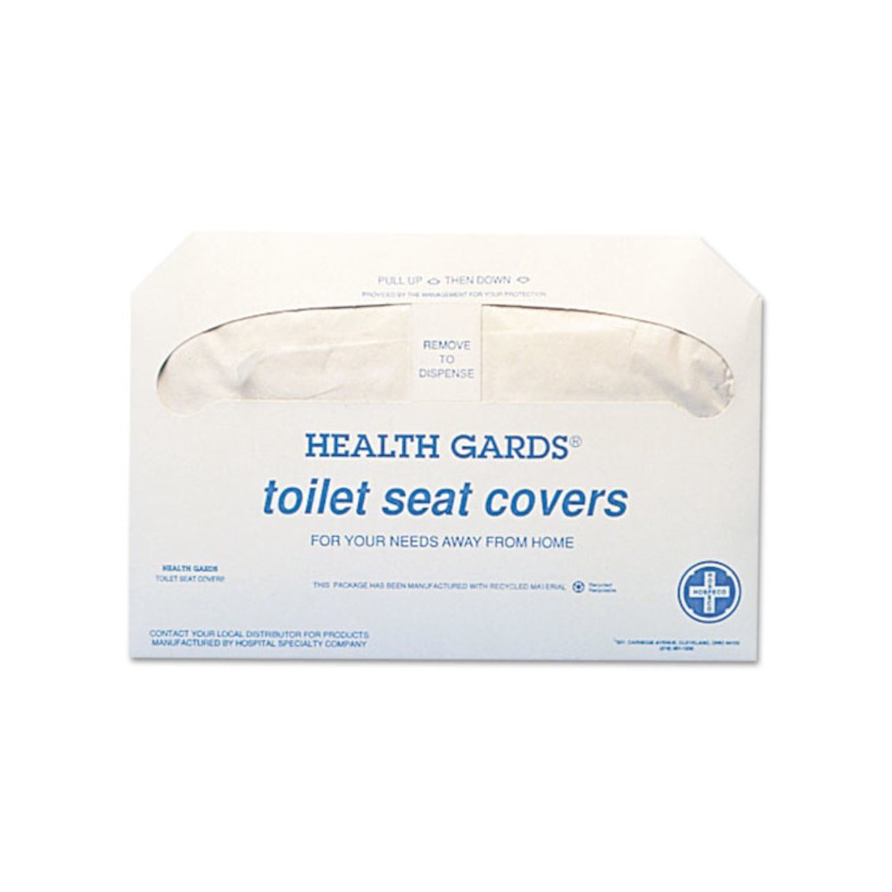 Health Gards Toilet Seat Covers, 14.25 x 16.5, White, 250/Pack, 20 Packs/Carton. Picture 2
