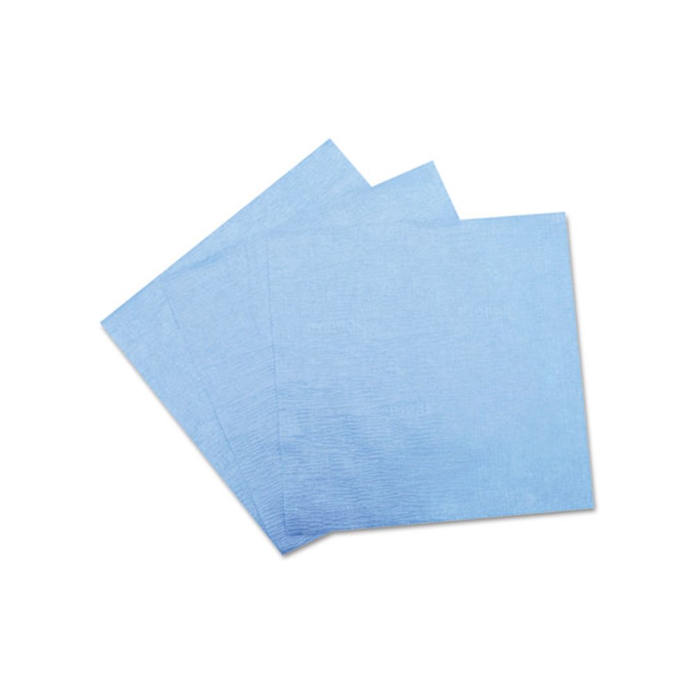 DuPont Sontara EC Engineered Cloths, 12 x 12, Blue, 100/Pack, 10 Packs/Carton. Picture 4