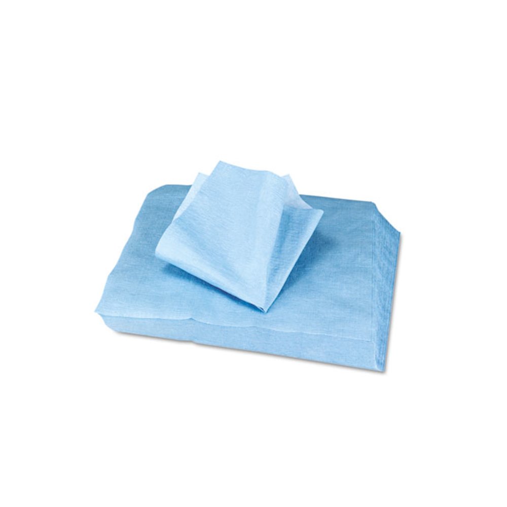 DuPont Sontara EC Engineered Cloths, 12 x 12, Blue, 100/Pack, 10 Packs/Carton. Picture 2