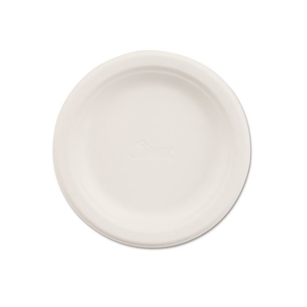 Paper Dinnerware, Plate, 6" dia, White, 1,000/Carton. Picture 2