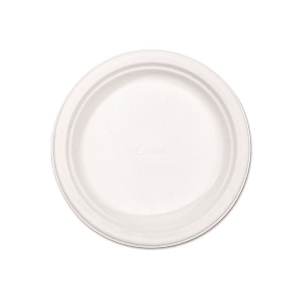 Paper Dinnerware, Plate, 8.75" dia, White, 500/Carton. Picture 2
