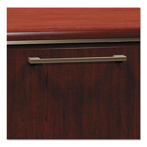 Enterprise Collection Double Pedestal Desk, 60" x 28.63" x 29.75", Harvest Cherry, (Box 2 of 2). Picture 2