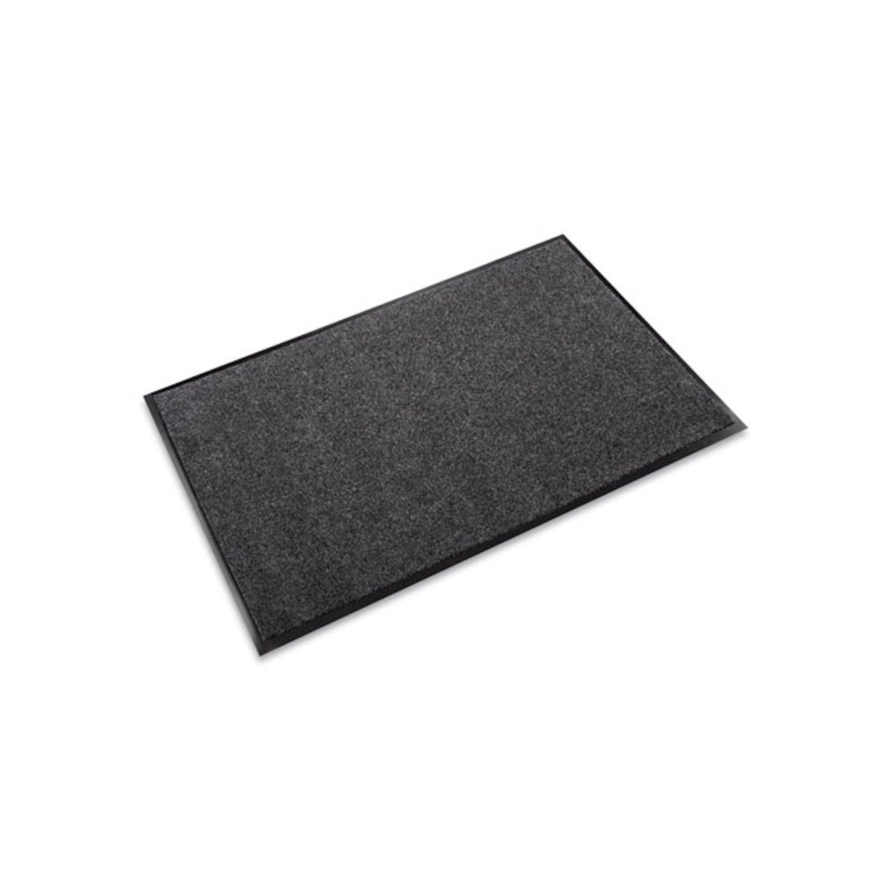 EcoStep Wiper Mat, Rectangular, Charcoal Gray Cut Pile Surface, 36" x 10 ft. Picture 1