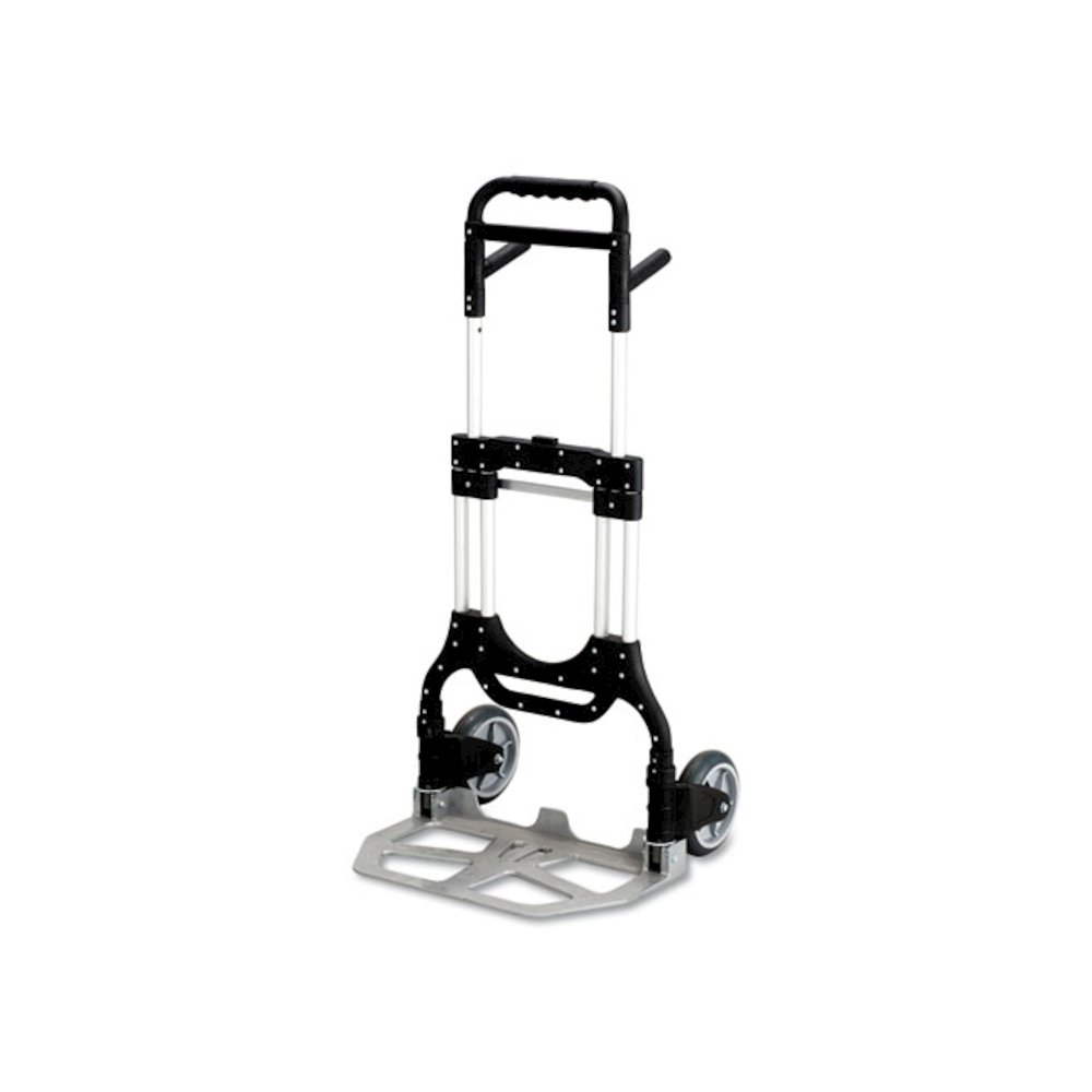Stow-Away Heavy-Duty Hand Truck, 500 lb Capacity, 23 x 24 x 50, Aluminum. Picture 1
