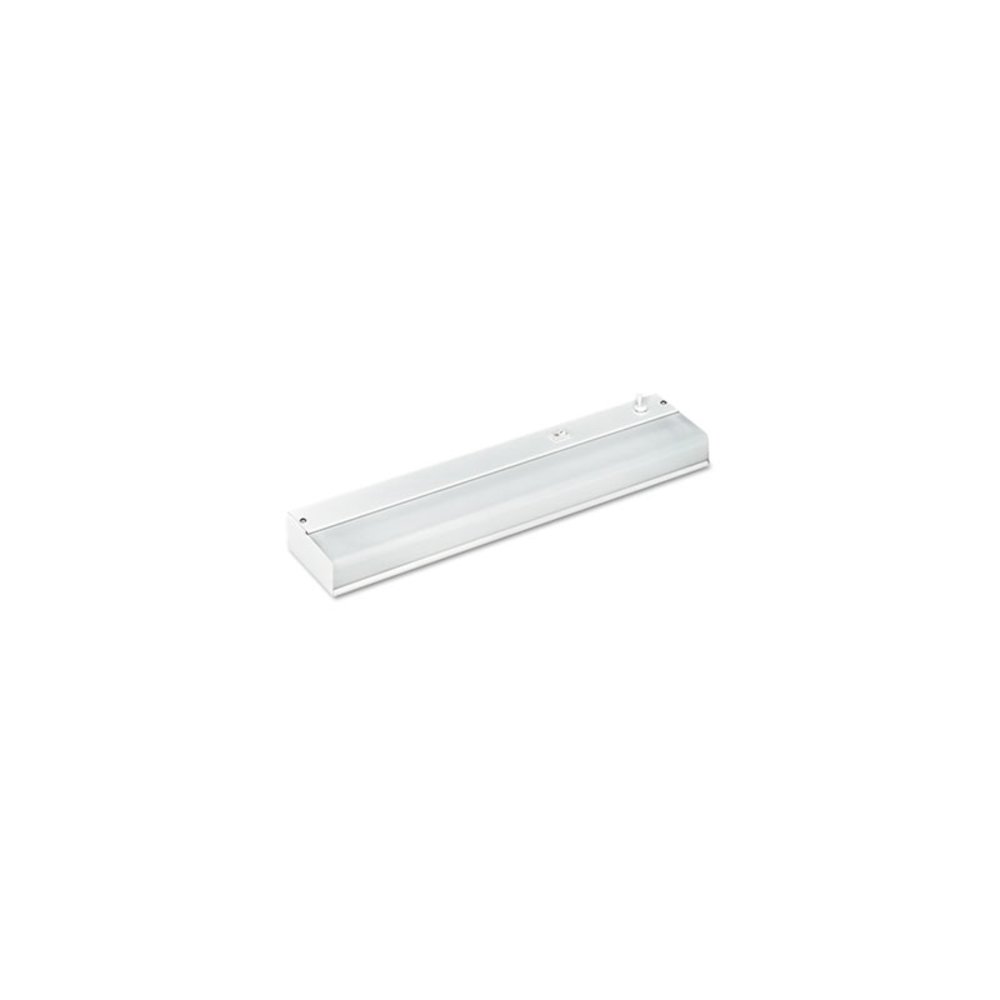 Low-Profile Under-Cabinet LED-Tube Light Fixture with (1) 9 W LED Tube, Steel Housing, 18.25" x 4" x 1.75", White. Picture 2
