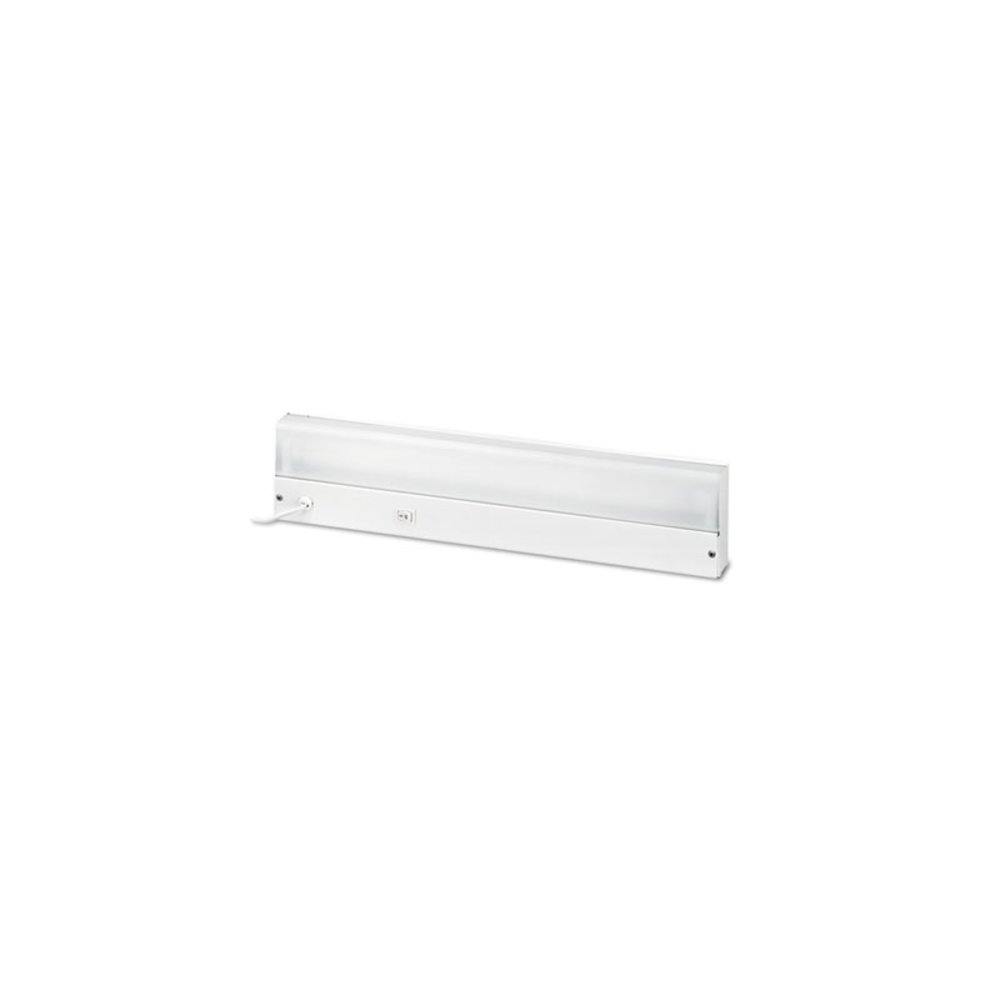 Low-Profile Under-Cabinet LED-Tube Light Fixture with (1) 9 W LED Tube, Steel Housing, 18.25" x 4" x 1.75", White. Picture 3