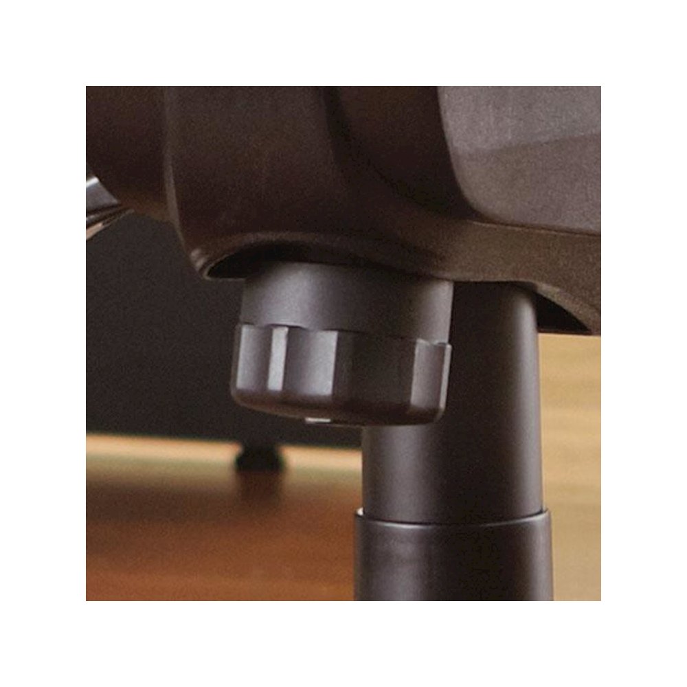 Alera Elusion Series Mesh Mid-Back Multifunction Chair, Prem Fabric, Supports Up to 275 lb, 17.7" to 21.4" Seat Height, Black. Picture 5