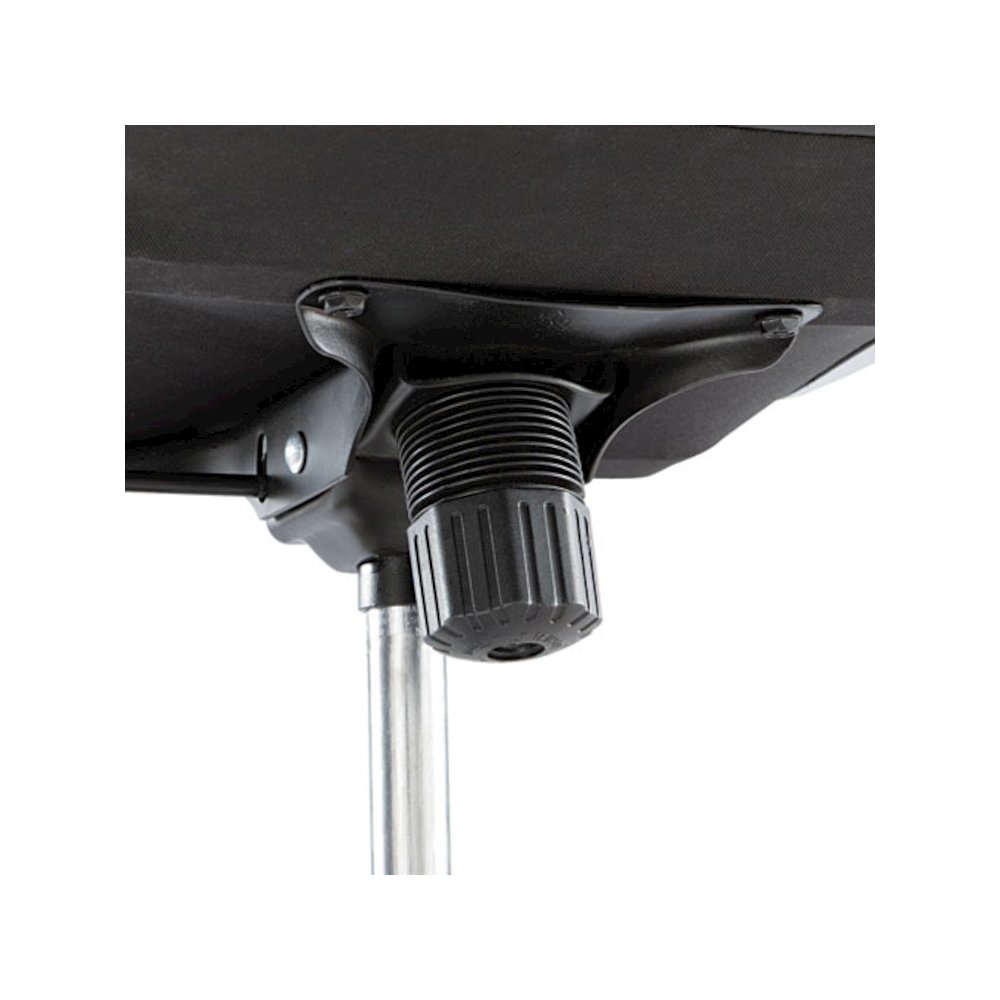 Alera Neratoli High-Back Slim Profile Chair, Faux Leather, 275 lb Cap, 17.32" to 21.25" Seat Height, Black Seat/Back, Chrome. Picture 6