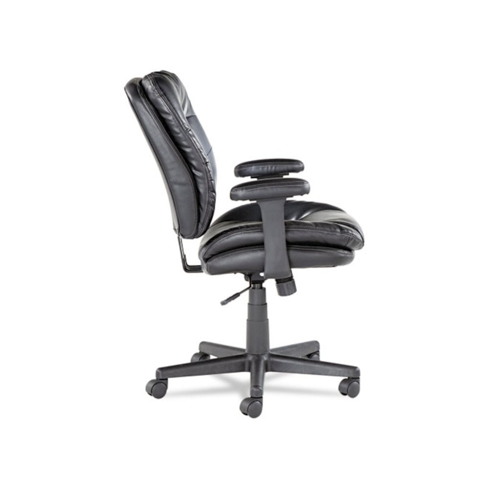 Executive Swivel/Tilt Chair, Supports Up to 250 lbs, 16.93" to 20.67" Seat Height, Black. Picture 2
