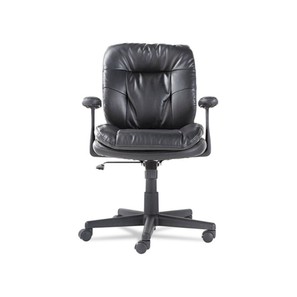 Executive Swivel/Tilt Chair, Supports Up to 250 lbs, 16.93" to 20.67" Seat Height, Black. Picture 5