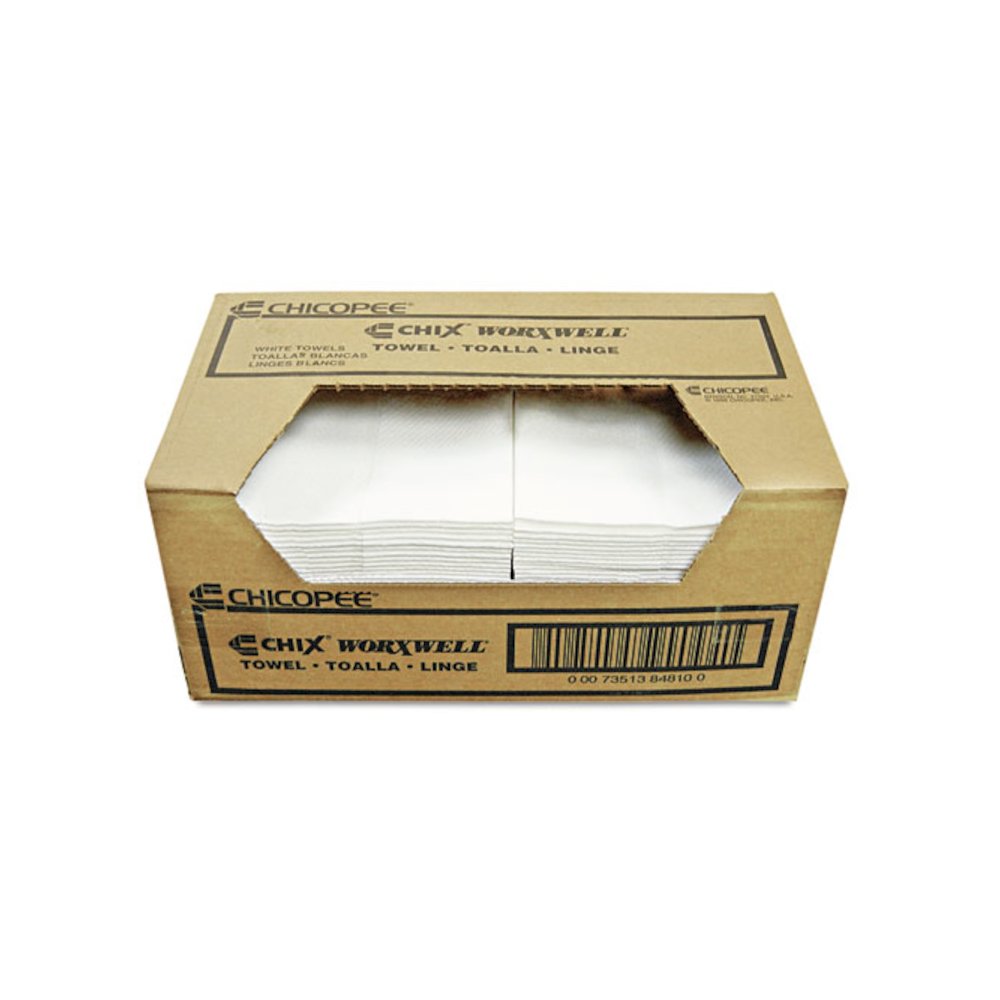 Durawipe Shop Towels, 13 x 15, Z Fold, White, 100/Carton. Picture 2