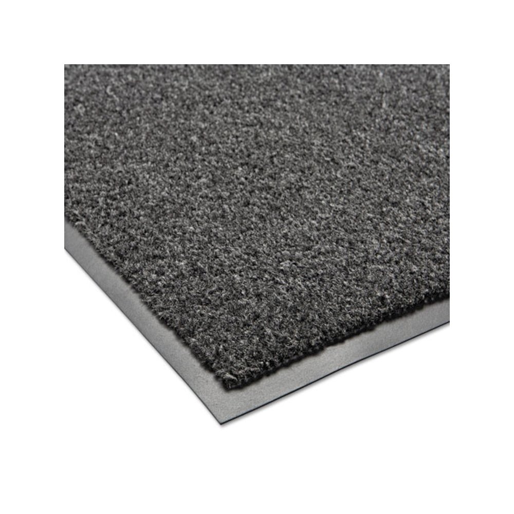 Rely-On Olefin Indoor Wiper Mat, Rectangular, Charcoal Gray Cut Pile Surface, 36" x 60". Picture 2