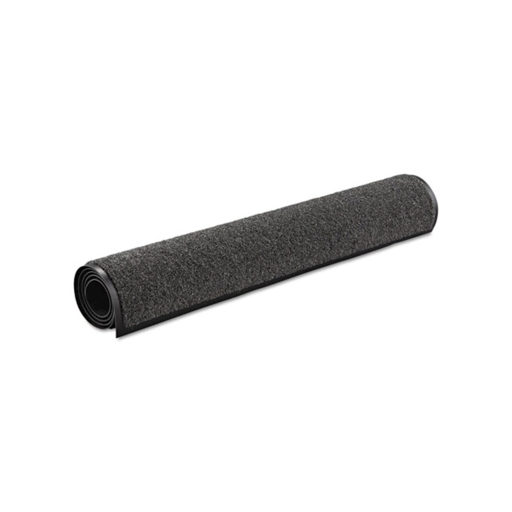 Rely-On Olefin Indoor Wiper Mat, Rectangular, Charcoal Gray Cut Pile Surface, 36" x 60". Picture 4