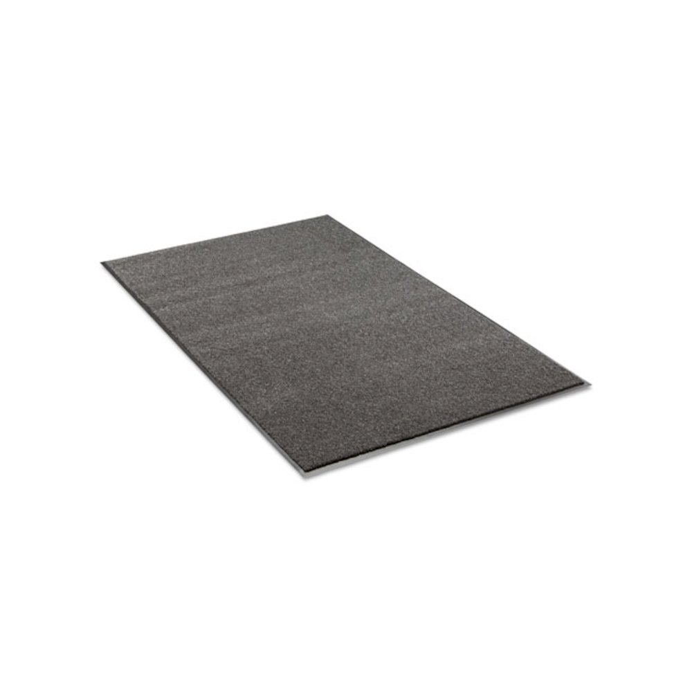 Rely-On Olefin Indoor Wiper Mat, Rectangular, Charcoal Gray Cut Pile Surface, 36" x 60". Picture 1