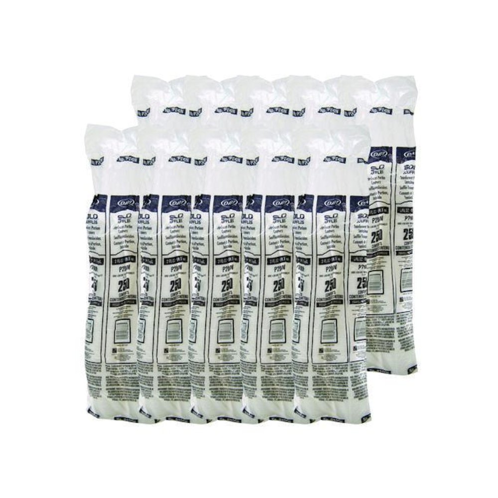 Polystyrene Portion Cups, 2 oz, Plastic, Translucent, 250/Bag, 10 Bags/Carton. Picture 3