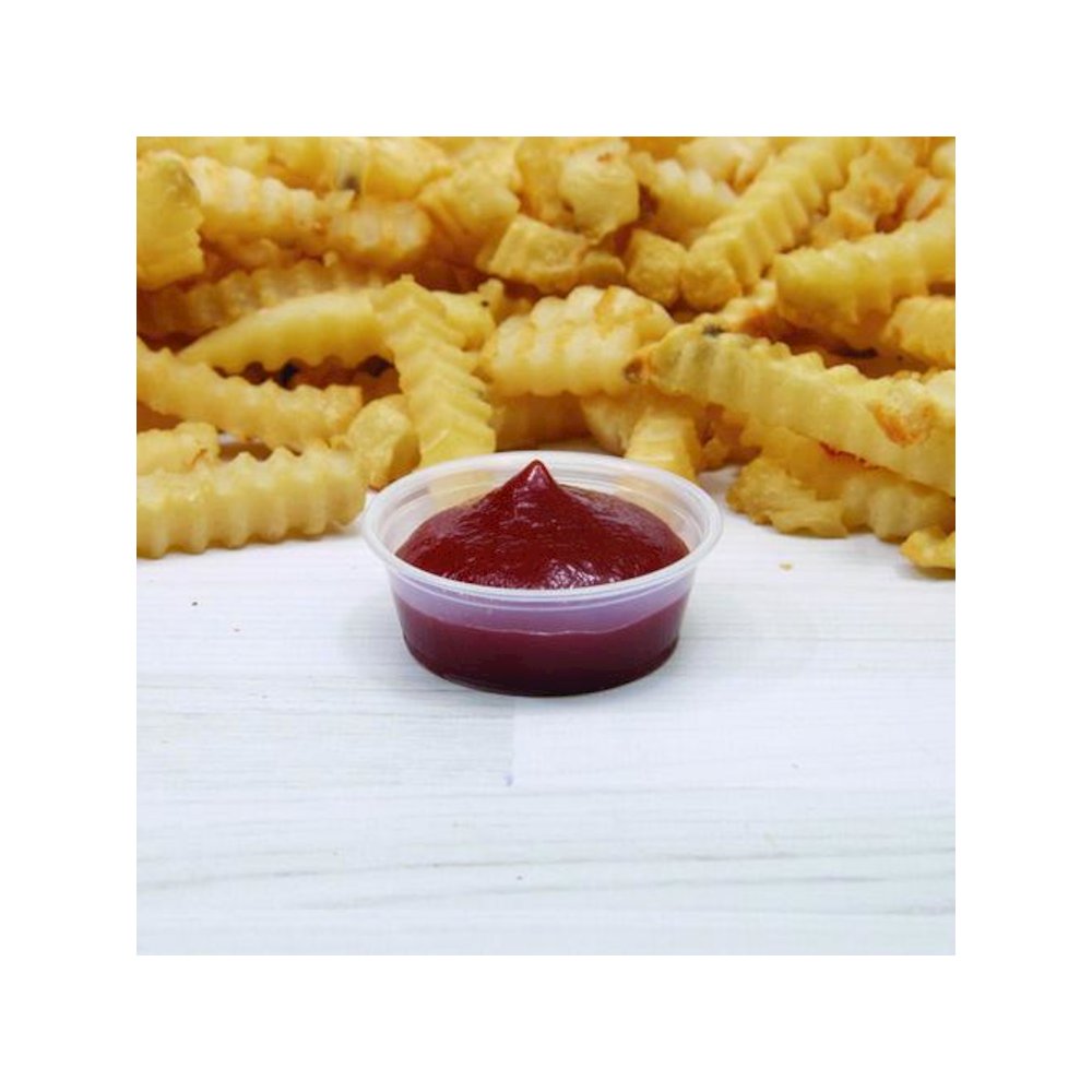 Polystyrene Portion Cups, 2 oz, Plastic, Translucent, 250/Bag, 10 Bags/Carton. Picture 6