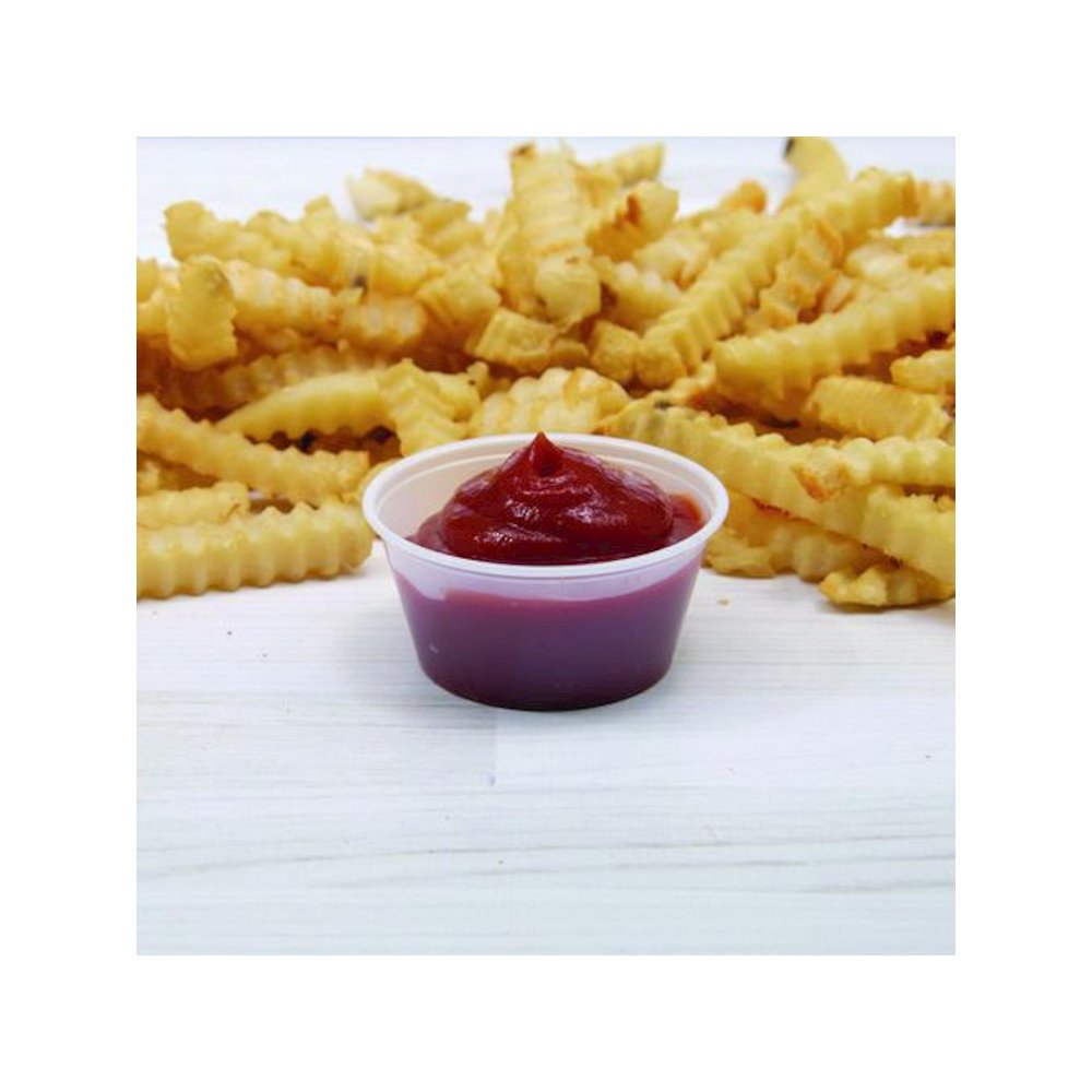 Polystyrene Portion Cups, 3.25 oz, Plastic, Translucent, 250/Bag, 10 Bags/Carton. Picture 6