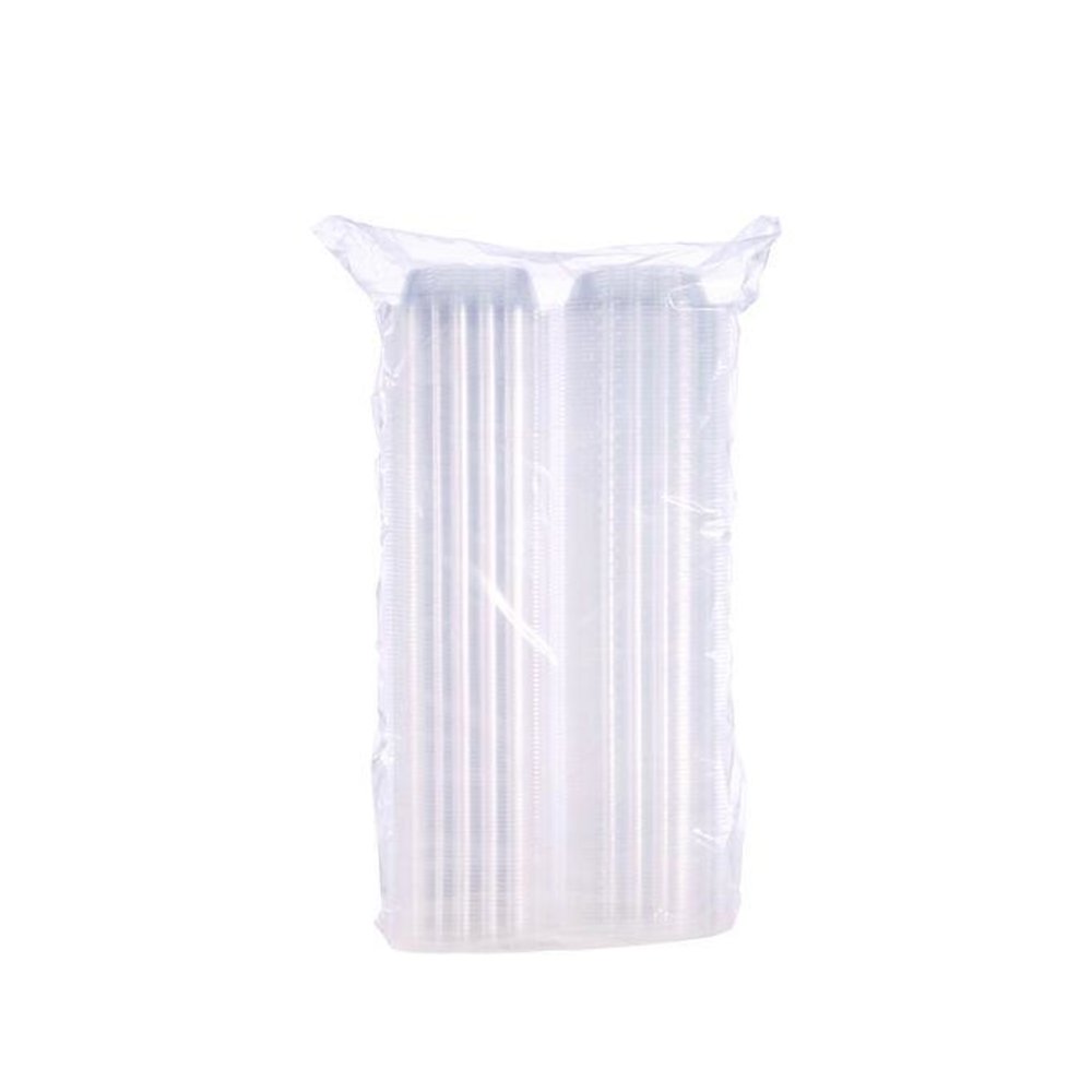 ClearSeal Hinged-Lid Plastic Containers, 5.8 x 6 x 3, Clear, Plastic, 125/Pack, 4 Packs/Carton. Picture 2
