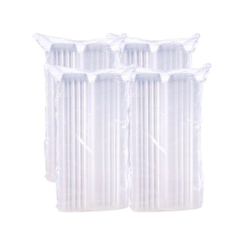 ClearSeal Hinged-Lid Plastic Containers, 5.8 x 6 x 3, Clear, Plastic, 125/Pack, 4 Packs/Carton. Picture 3