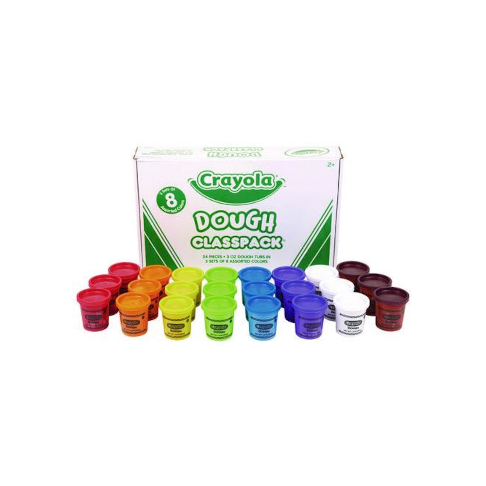 Dough Classpack, 3 oz, 8 Assorted Colors, 24/Pack. Picture 1