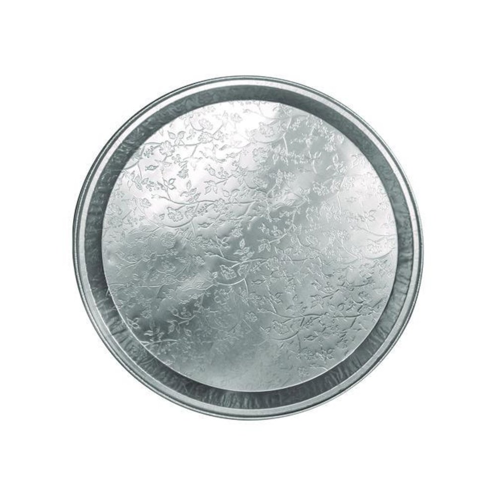 Aluminum Embossed Tray, 16" Diameter, 25/Carton. Picture 2