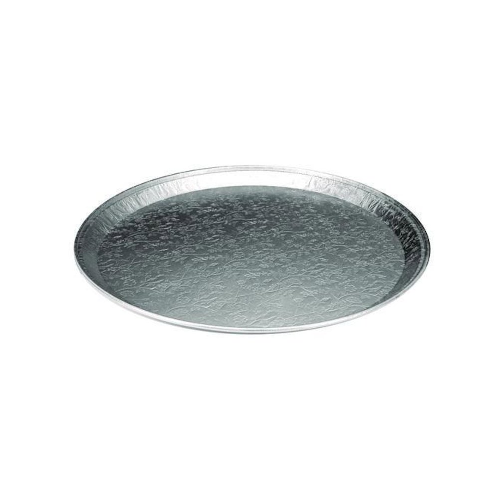 Aluminum Embossed Tray, 16" Diameter, 25/Carton. Picture 1