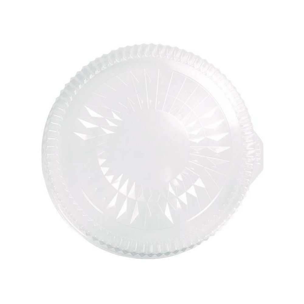 Plastic Dome Lids, Embossed, Fits 4012/4013, 12" Diameter, Clear, 25/Carton. Picture 2