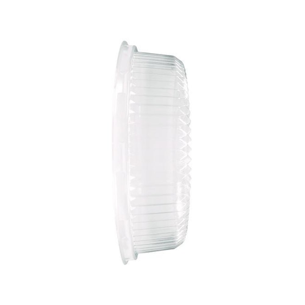Plastic Dome Lids, Embossed, Fits 4012/4013, 12" Diameter, Clear, 25/Carton. Picture 3